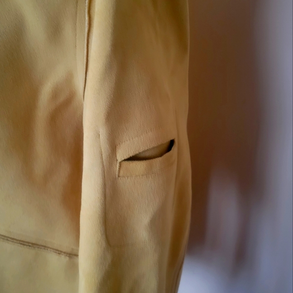 Mustard faux suede jacket - Picture 5 of 5